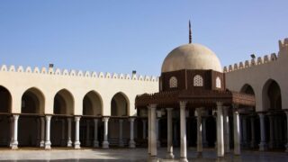 A mosque interior in Egypt