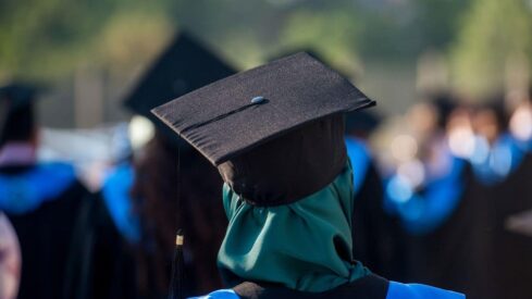 a Muslim lady graduation