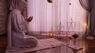 Woman Praying During Ramadan